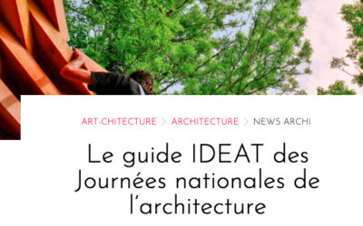 2020-16/10 – Le guide IDEAT des Journées nationales de l’architecture